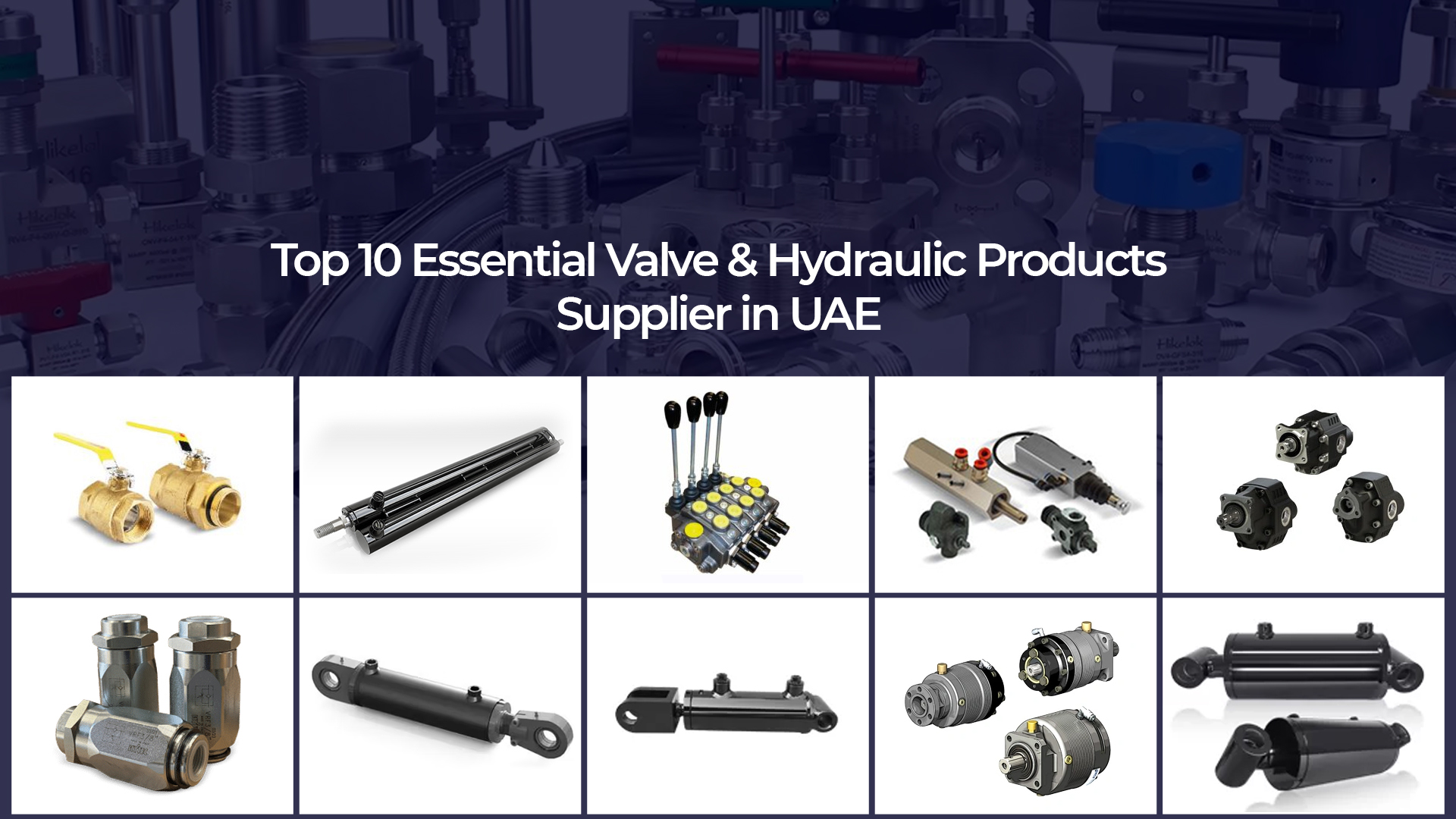 Top 10 Essential Valve & Hydraulic Products Supplier in UAE