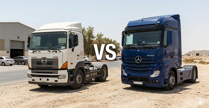 Japanese vs. European Trucks: Which Spare Parts Are More Cost-Effective in the UAE Climate?