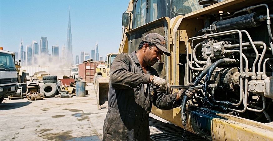 Why Heavy Vehicle Hydraulic Systems Fail in Dubai Summers And How to Fix It